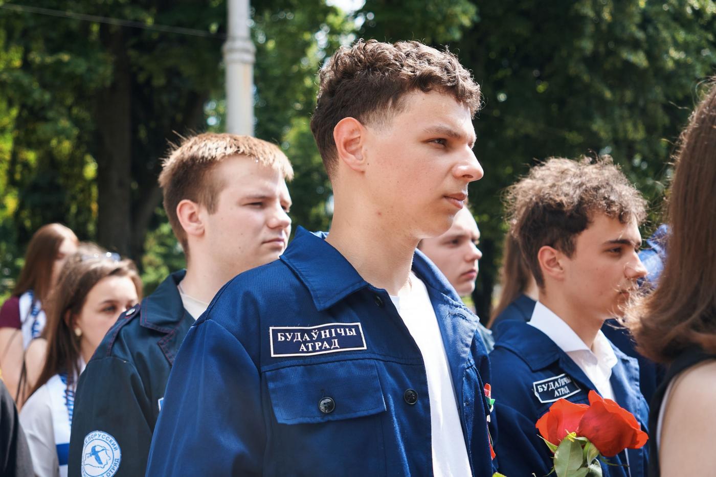 Представители БНТУ возложили цветы в память о героях и жертвах Великой Отечественной войны